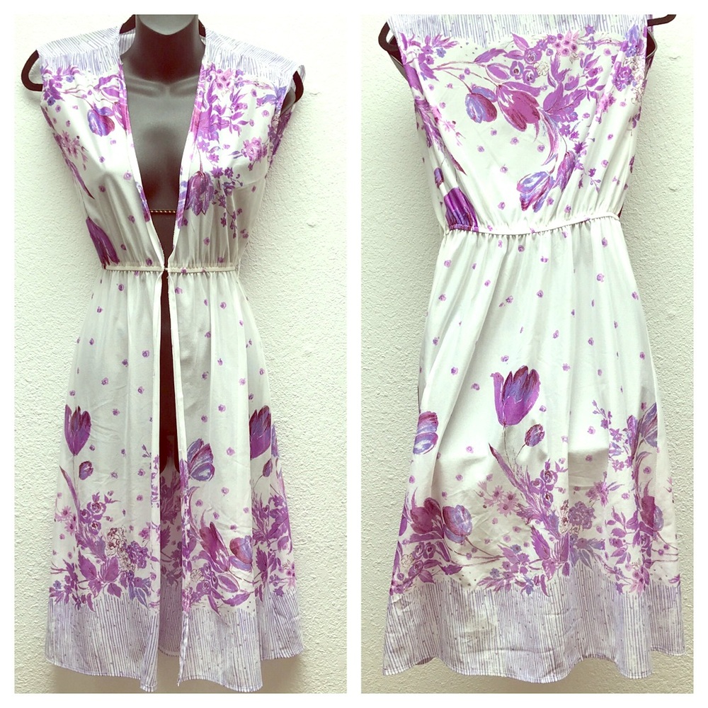 Vintage Floral Dress S